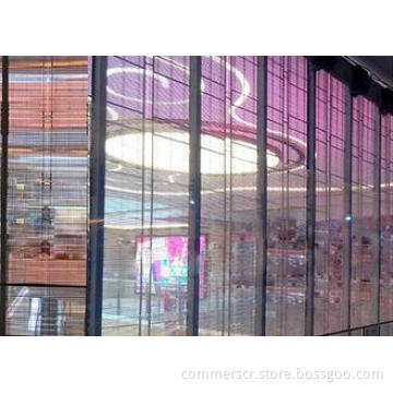 Large DIP346 1R1G1B P12mm Transparent LED Panel LED Video D